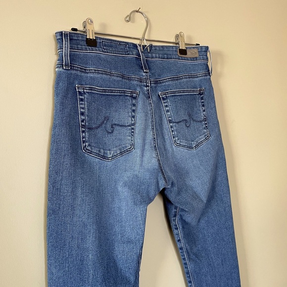 Ag Adriano Goldschmied Denim - AG Jeans Stevie High Rise Slim Straight Ankle - Size 29R